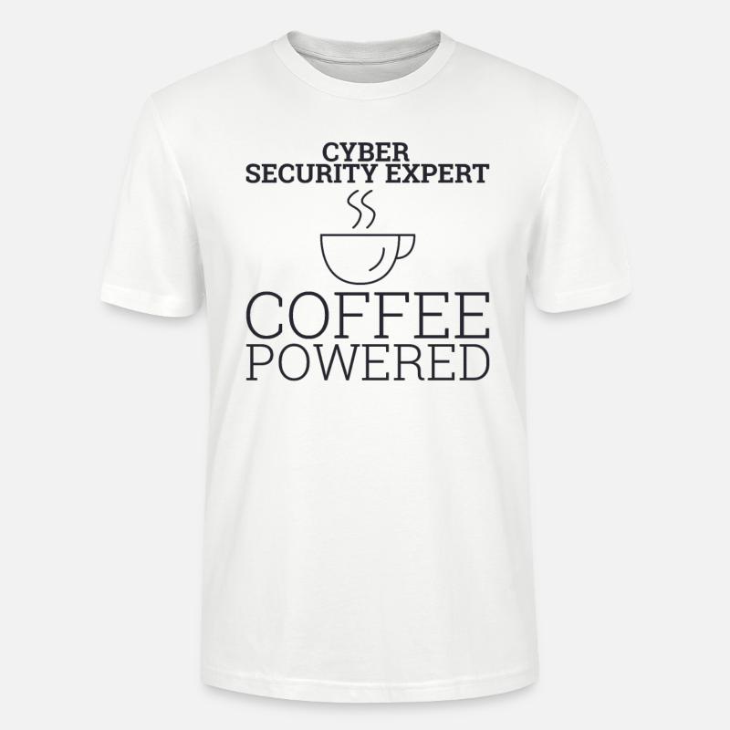 "Cyber Security Expert Coffee | Hacker" - Stanley/Stella Unisex Bio-T-Shirt CRAFTER - Weiß