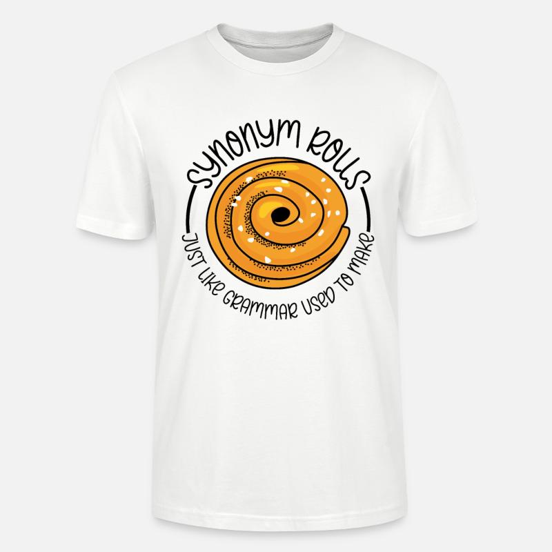 Synonym Rolls Englisch Lehrer Grammatik - Stanley/Stella Unisex Bio-T-Shirt CRAFTER - Weiß