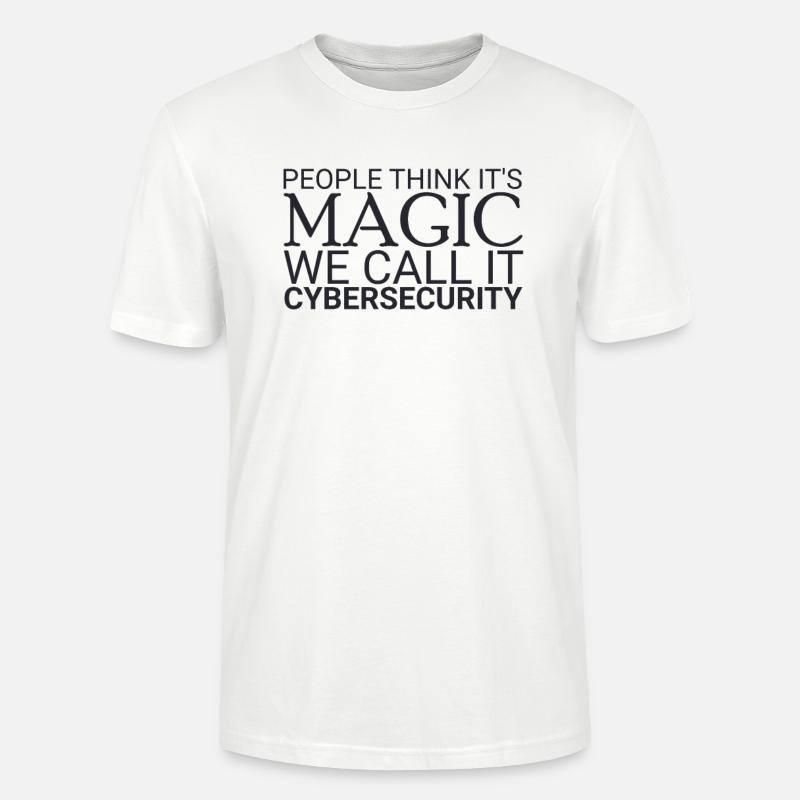 "Cybersecurity Magic | Cybersecurity" - Stanley/Stella Unisex Bio-T-Shirt CRAFTER - Weiß