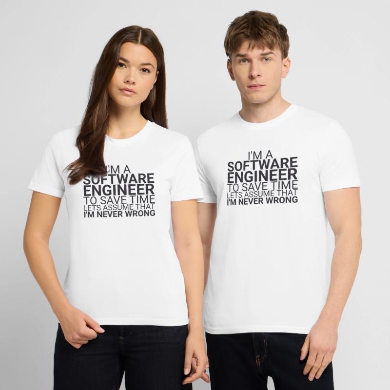 "Software Engineer Time | Programming" Stanley/Stella CRAFTER Unisex Organic T-Shirt