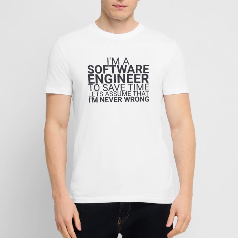 "Software Engineer Time | Programming" Stanley/Stella CRAFTER Unisex Organic T-Shirt