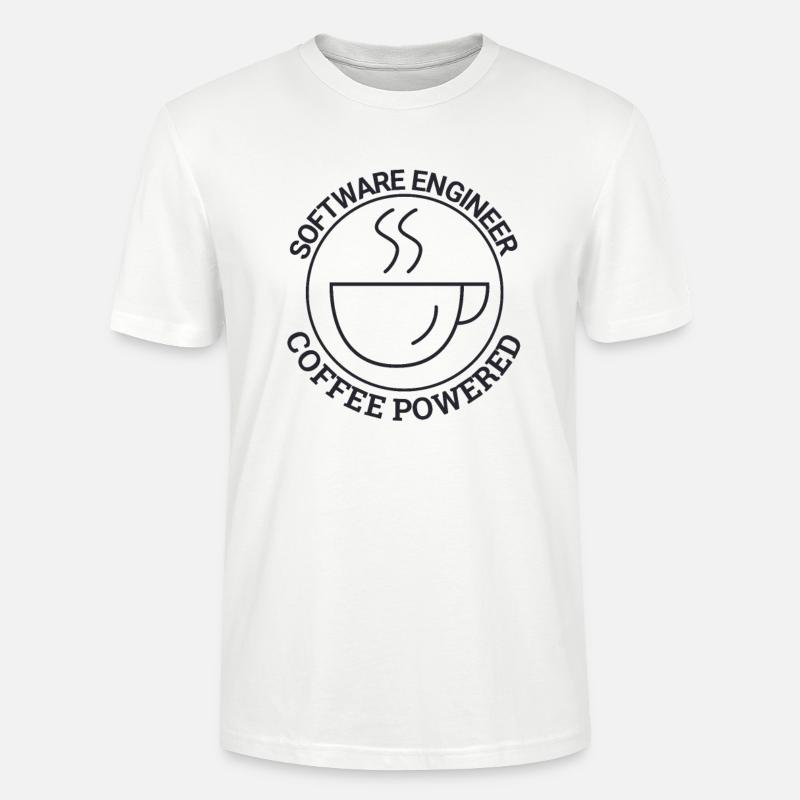 "Software Engineer Coffee | Programming" - Stanley/Stella Unisex Bio-T-Shirt CRAFTER - Weiß