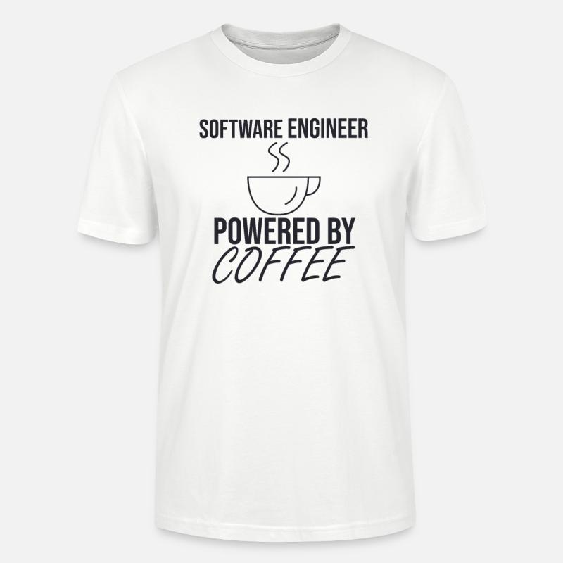"Software Engineer Coffee | Programming" - Stanley/Stella Unisex Bio-T-Shirt CRAFTER - Weiß
