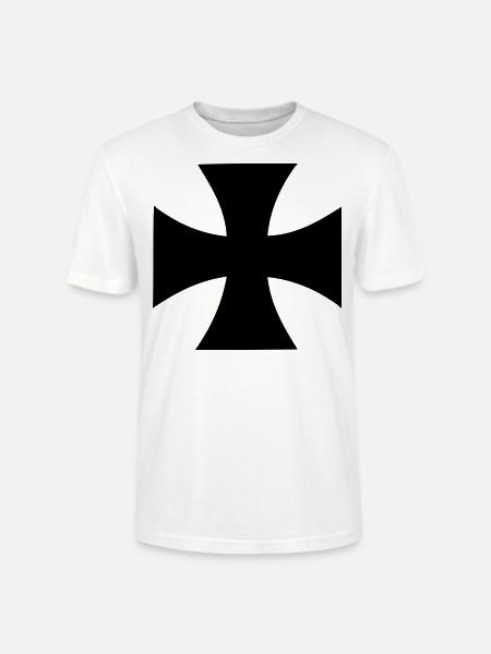 Kreuz - Stanley/Stella Unisex Bio-T-Shirt CRAFTER - Weiß
