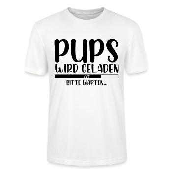 Pups wird geladen bitte warten - Stanley/Stella Unisex Bio-T-Shirt CRAFTER - Weiß - Vorne - Alina (178cm) & Michal (187cm)