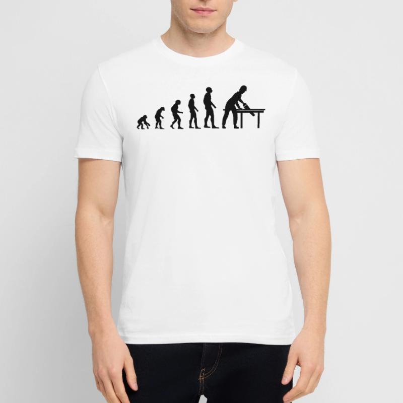 Handwerker Beruf Evolution Arbeiter Geschenk Stanley/Stella Unisex Bio-T-Shirt CRAFTER