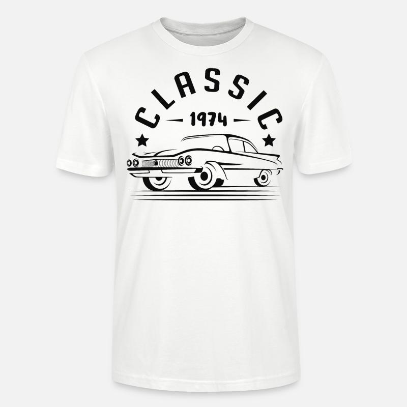Klassisch 1974. - Stanley/Stella Unisex Bio-T-Shirt CRAFTER - Weiß