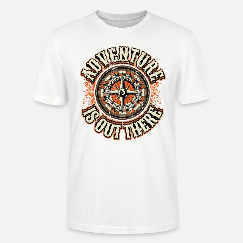 L’aventure est là. - T-shirt bio CRAFTER Stanley Stella Unisexe - blanc