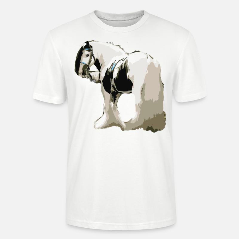 Pferd, Tinker , Pferd Tinker, Geschenkidee - Stanley/Stella Unisex Bio-T-Shirt CRAFTER - Weiß