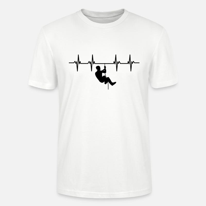 Grimpeur Grimpeur Bloc Escalade - T-shirt bio CRAFTER Stanley Stella Unisexe - blanc