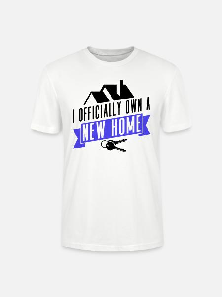 New Homeowner Housewarming Official New Home - Stanley/Stella CRAFTER Unisex Organic T-Shirt - white