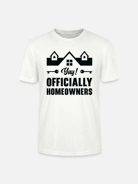 Neue Hauseigentümer Einweihung Offiziell - Stanley/Stella Unisex Bio-T-Shirt CRAFTER - Weiß
