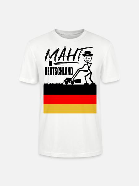 Mäht in Deutschland - Stanley/Stella Unisex Bio-T-Shirt CRAFTER - Weiß