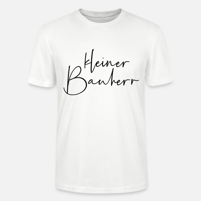 Kleiner Bauherr - Stanley/Stella Unisex Bio-T-Shirt CRAFTER - Weiß