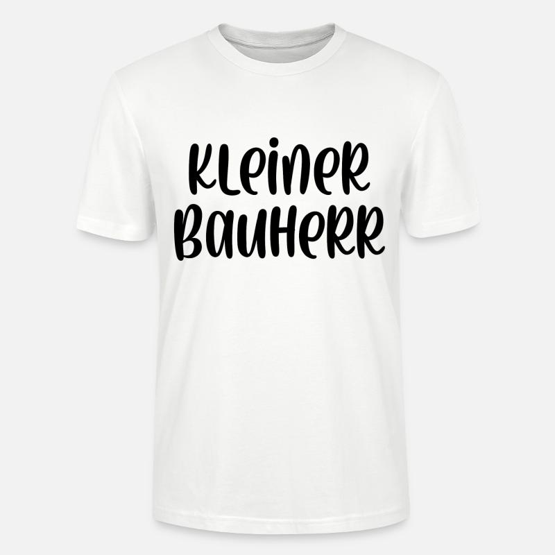 Kleiner Bauherr - Stanley/Stella Unisex Bio-T-Shirt CRAFTER - Weiß