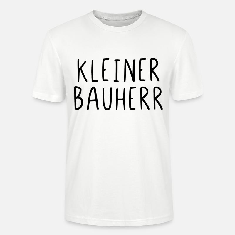 Kleiner Bauherr - Stanley/Stella Unisex Bio-T-Shirt CRAFTER - Weiß