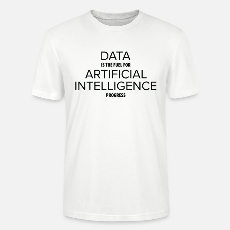 Artificial Intelligence Progress Machine Learning - Stanley/Stella CRAFTER Unisex Organic T-Shirt - white