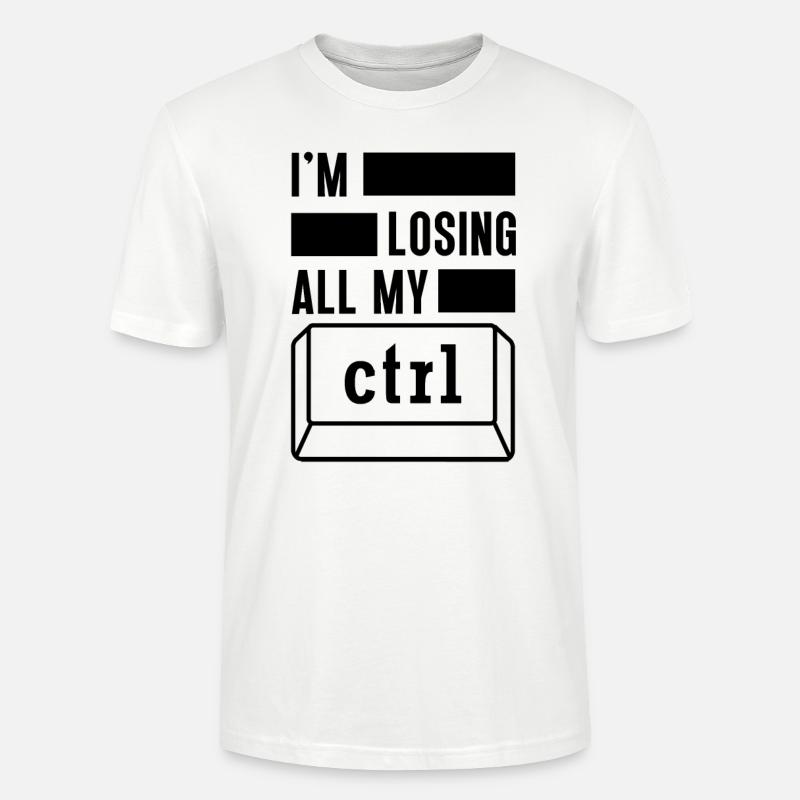 Cybersicherheit Computer Schlüssel Software - Stanley/Stella Unisex Bio-T-Shirt CRAFTER - Weiß