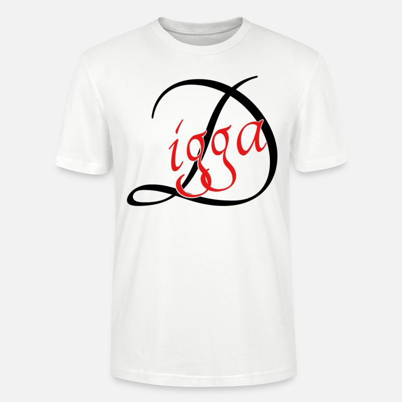 Digga digga - Stanley/Stella Unisex Bio-T-Shirt CRAFTER - Weiß