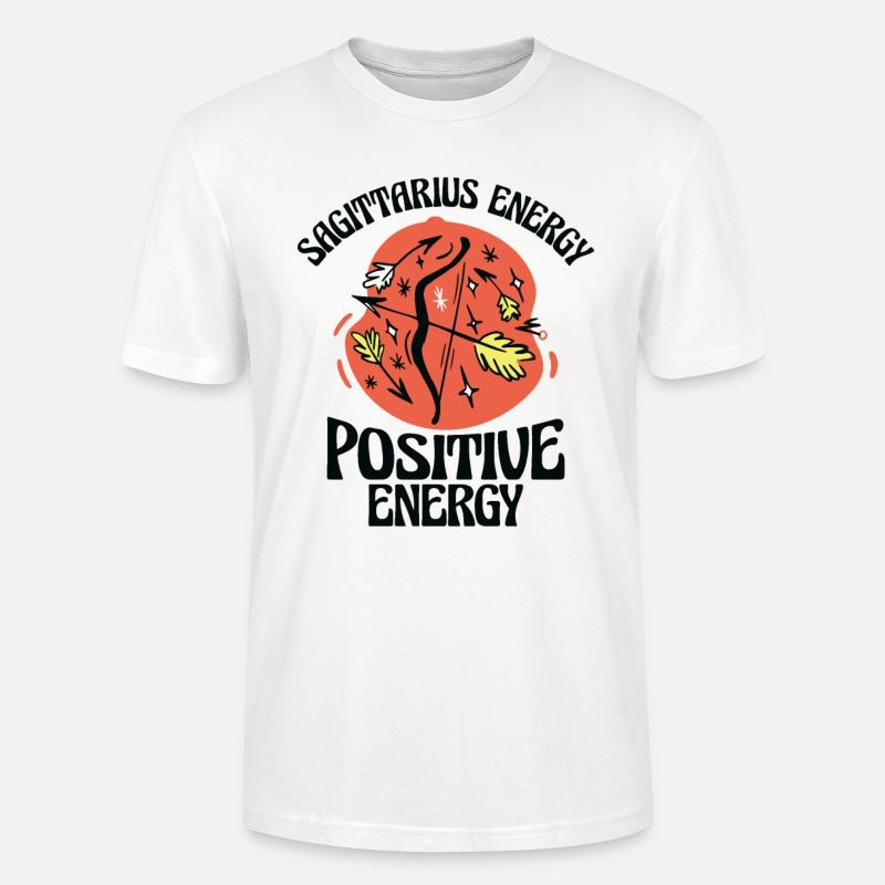 Constellation de positivité énergétique Protect - T-shirt bio CRAFTER Stanley Stella Unisexe - blanc