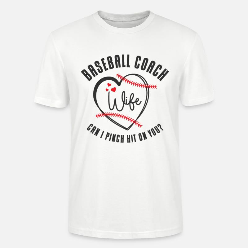 Baseball-Trainerin Ehefrau Berufstätige Mutter - Stanley/Stella Unisex Bio-T-Shirt CRAFTER - Weiß