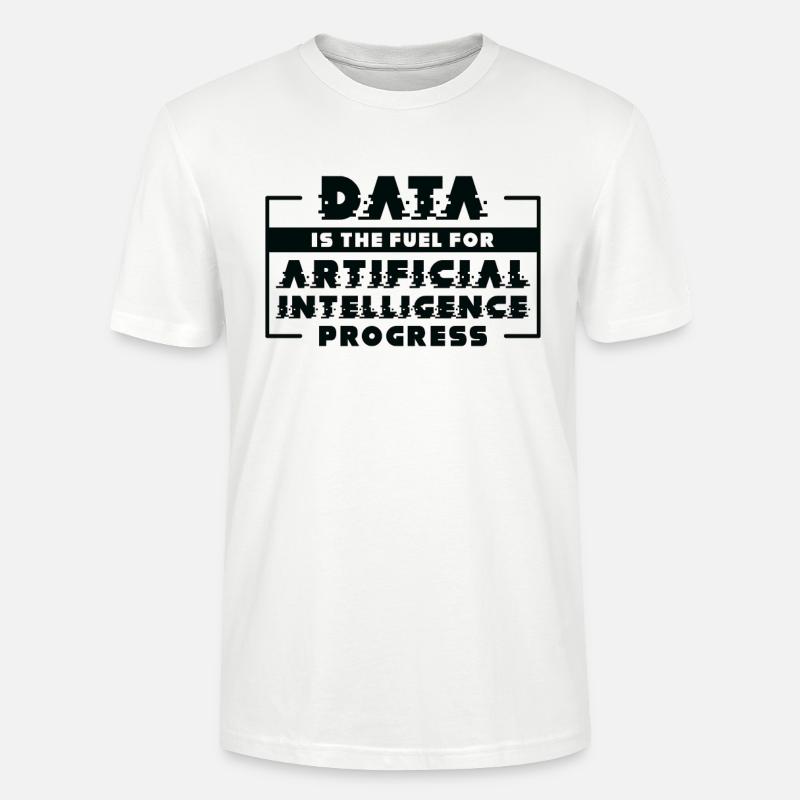 Artificial Intelligence Progress Machine Learning - Stanley/Stella CRAFTER Unisex Organic T-Shirt - white
