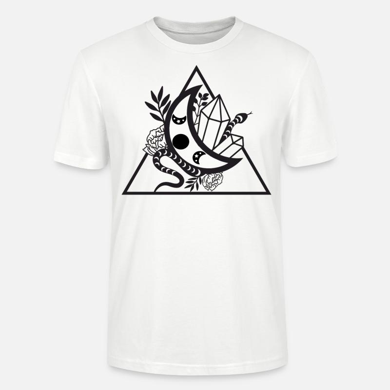 Snake Moon - Stanley/Stella Unisex Bio-T-Shirt CRAFTER - Weiß