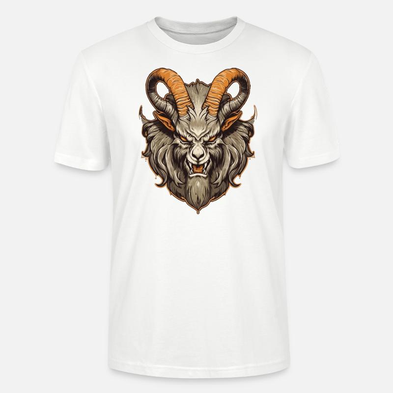 Ziege - Stanley/Stella Unisex Bio-T-Shirt CRAFTER - Weiß