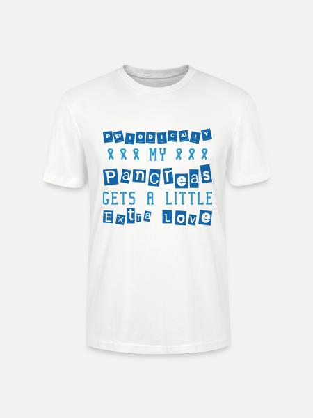 Diabetische Bauchspeicheldrüse - Stanley/Stella Unisex Bio-T-Shirt CRAFTER - Weiß