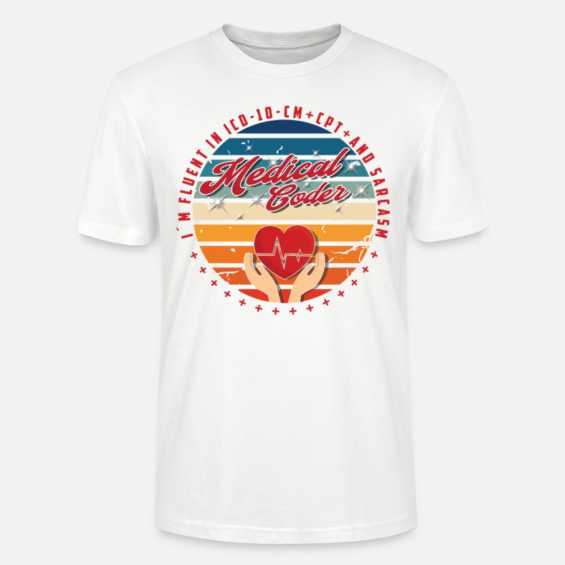 Medizinischer Assistent - Medizinischer Kodierer - Stanley/Stella Unisex Bio-T-Shirt CRAFTER - Weiß