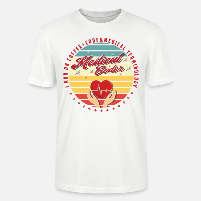 Medizinischer Assistent - Medizinischer Kodierer - Stanley/Stella Unisex Bio-T-Shirt CRAFTER - Weiß