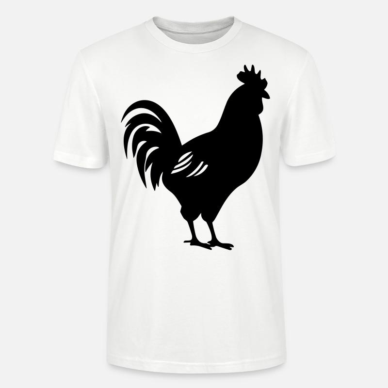 Huhn - Stanley/Stella Unisex Bio-T-Shirt CRAFTER - Weiß