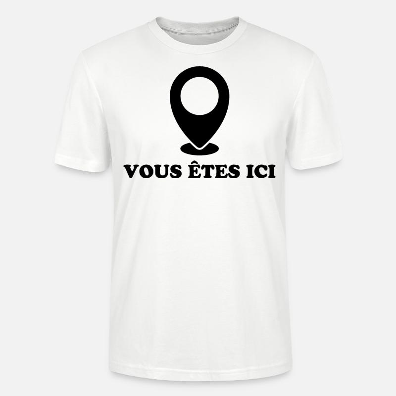 Sie sind hier - Stanley/Stella Unisex Bio-T-Shirt CRAFTER - Weiß