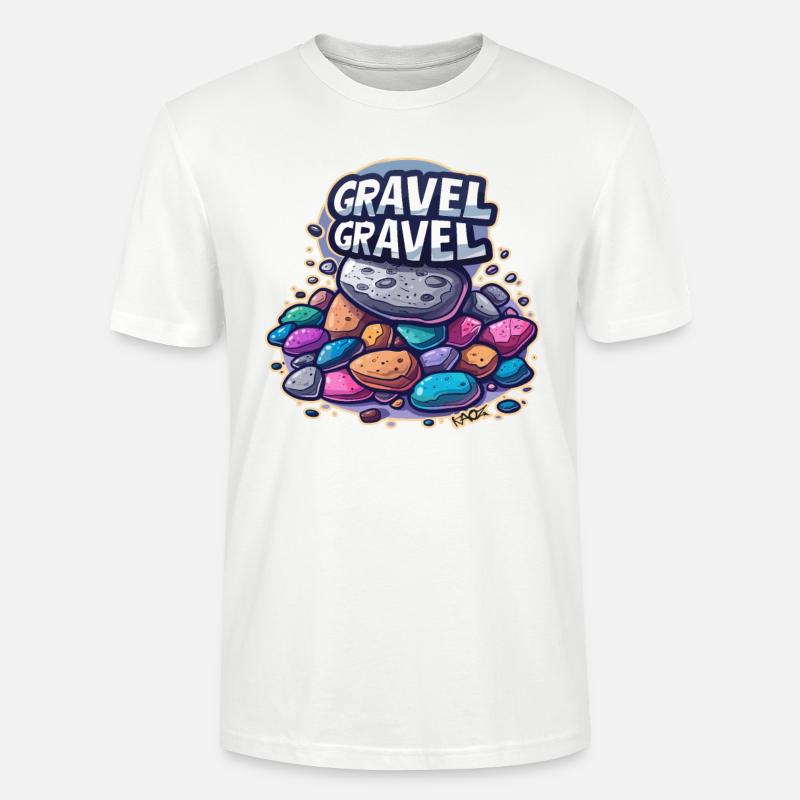 Gravel oder Schotter - Stanley/Stella Unisex Bio-T-Shirt CRAFTER - Weiß