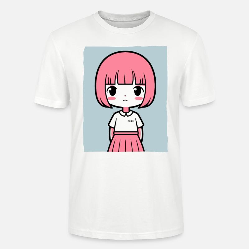 Einfach ein einfaches Mädchen - Stanley/Stella Unisex Bio-T-Shirt CRAFTER - Weiß