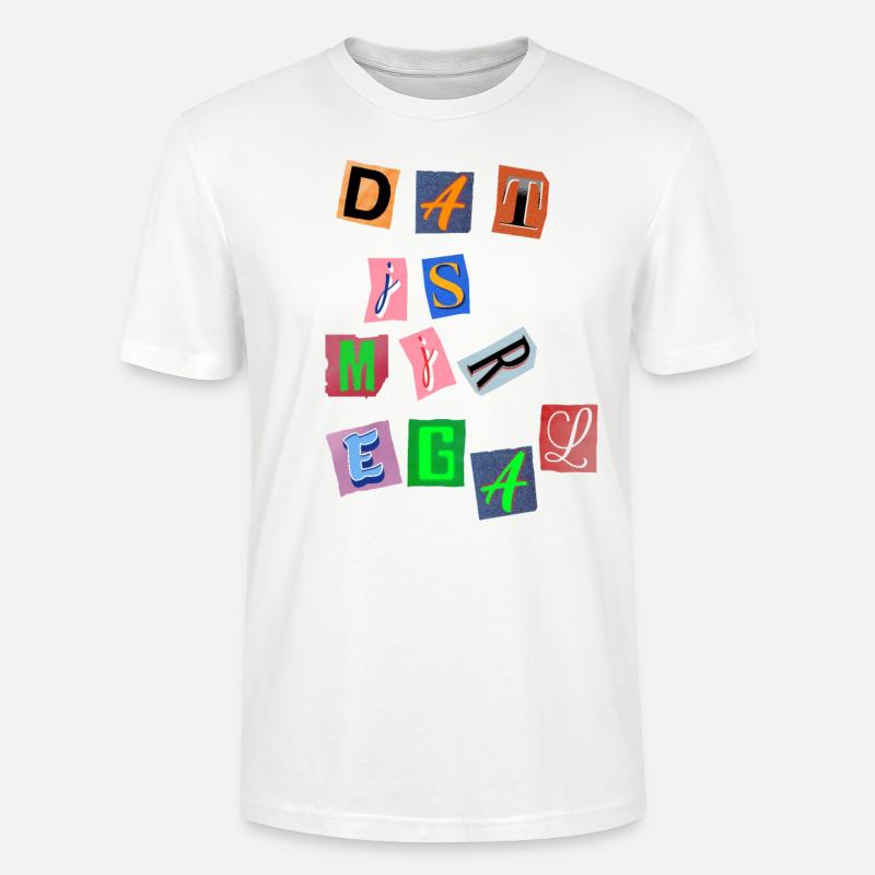 DAT IST MIR EGAL - Stanley/Stella Unisex Bio-T-Shirt CRAFTER - Weiß