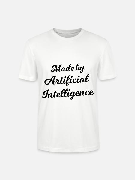 Made by Artificial Inteligence - Stanley/Stella CRAFTER Unisex Organic T-Shirt - white