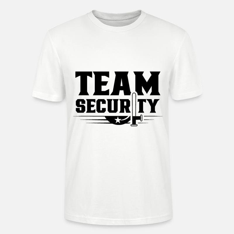 Team Security Security Service Security - Stanley/Stella CRAFTER Unisex Organic T-Shirt - white