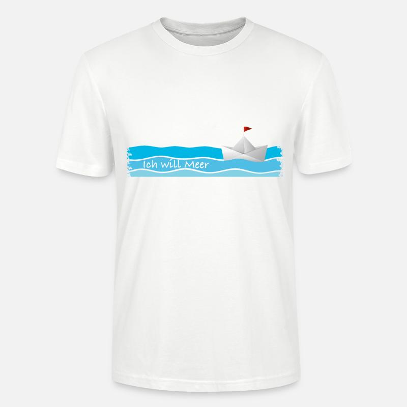 Ich will Meer - Stanley/Stella Unisex Bio-T-Shirt CRAFTER - Weiß