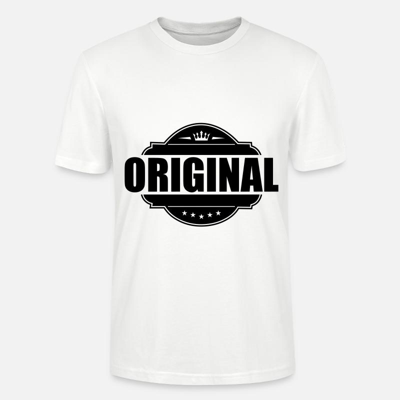 Original Emblem - Stanley/Stella Unisex Bio-T-Shirt CRAFTER - Weiß