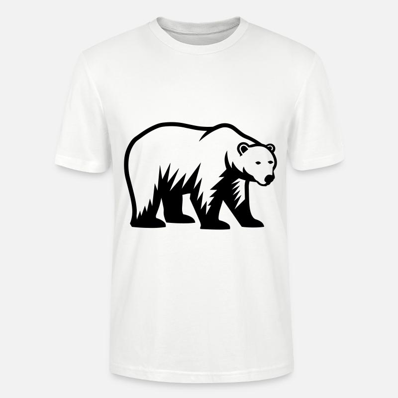 Eisbär - Stanley/Stella Unisex Bio-T-Shirt CRAFTER - Weiß