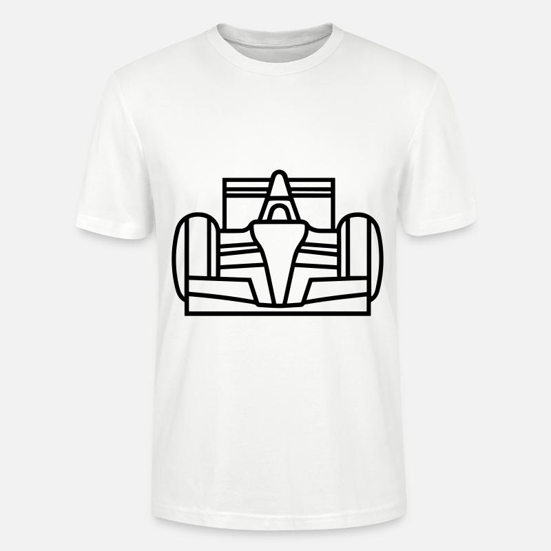 Rennwagen - Stanley/Stella Unisex Bio-T-Shirt CRAFTER - Weiß