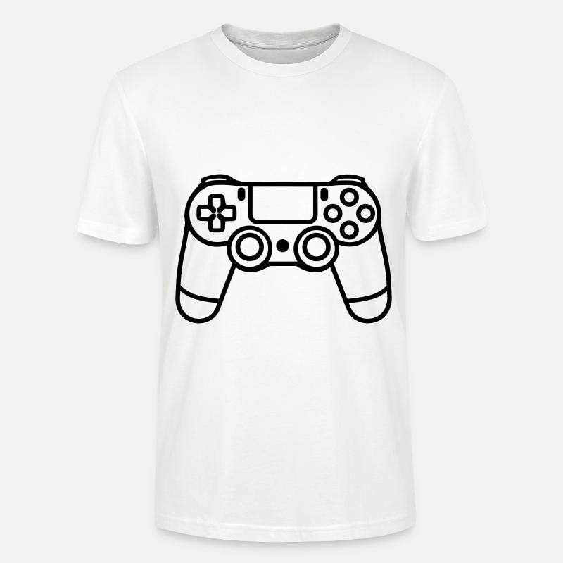 Videospiel-Controller - Stanley/Stella Unisex Bio-T-Shirt CRAFTER - Weiß