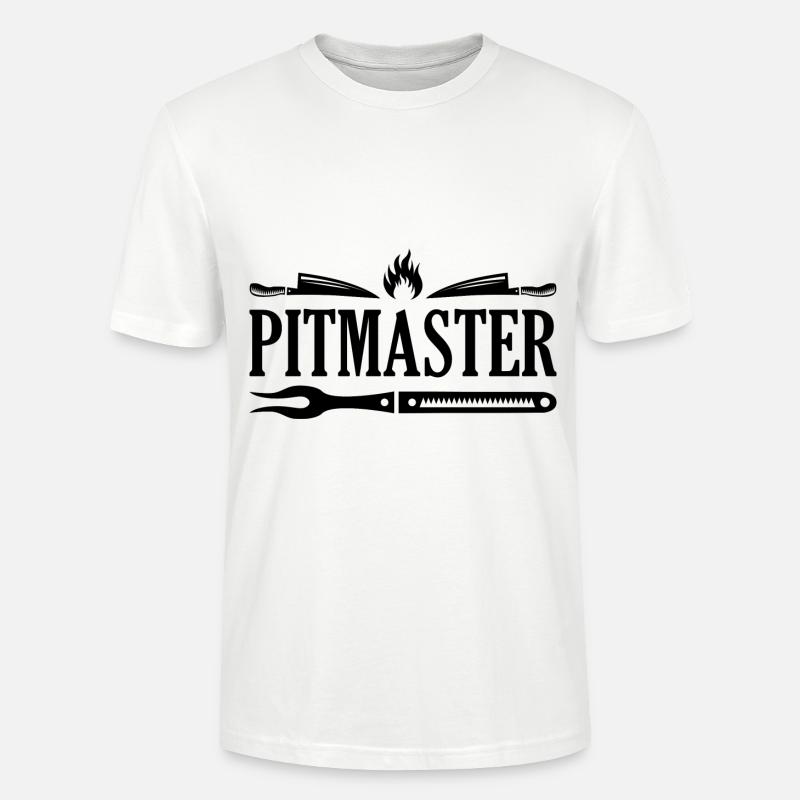 Der Pitmaster - Stanley/Stella Unisex Bio-T-Shirt CRAFTER - Weiß
