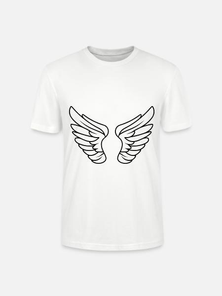Engelsflügel - Stanley/Stella Unisex Bio-T-Shirt CRAFTER - Weiß