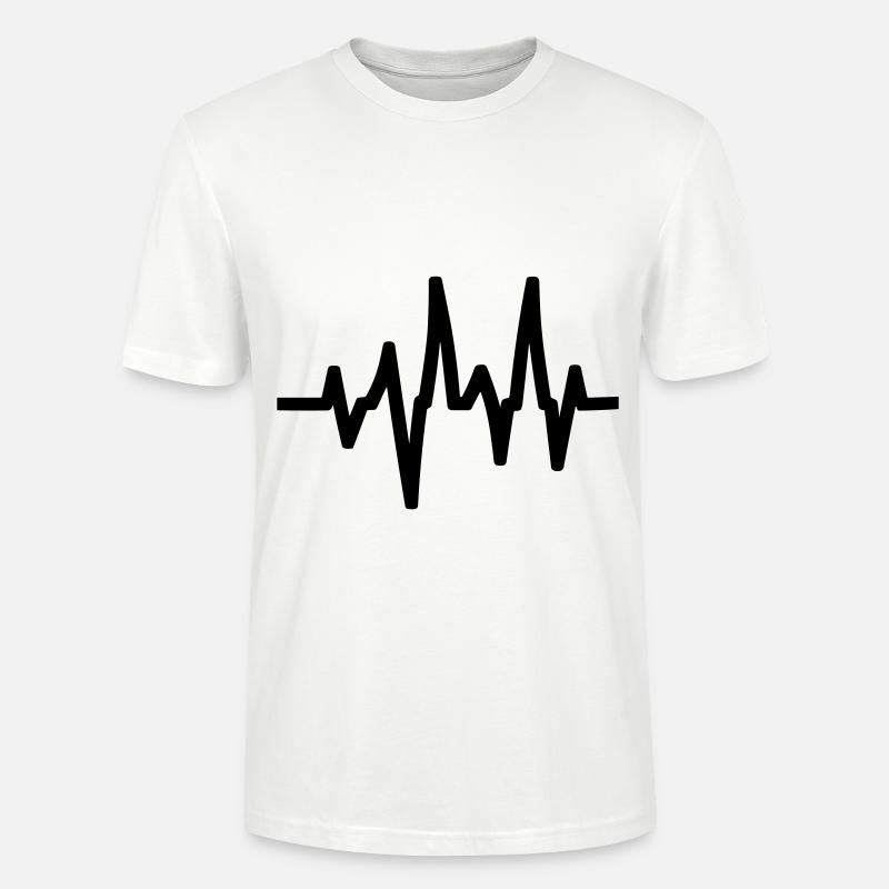 Pulse - Stanley/Stella CRAFTER Unisex Organic T-Shirt - white