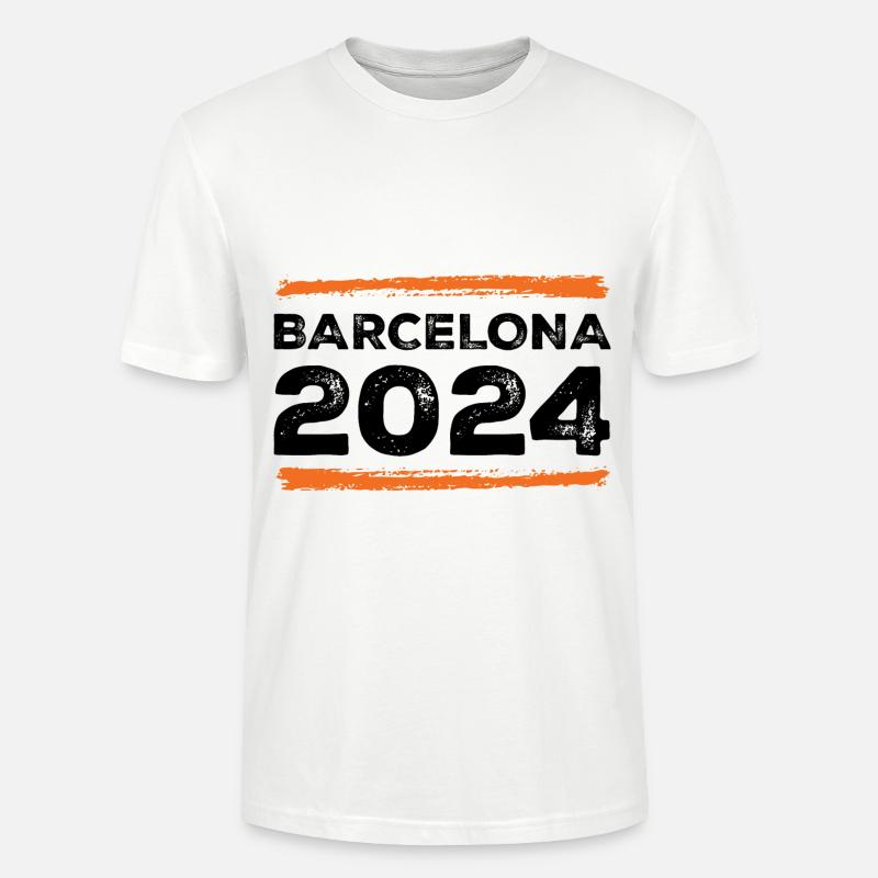 Devis Barcelone 2024 - T-shirt bio CRAFTER Stanley Stella Unisexe - blanc