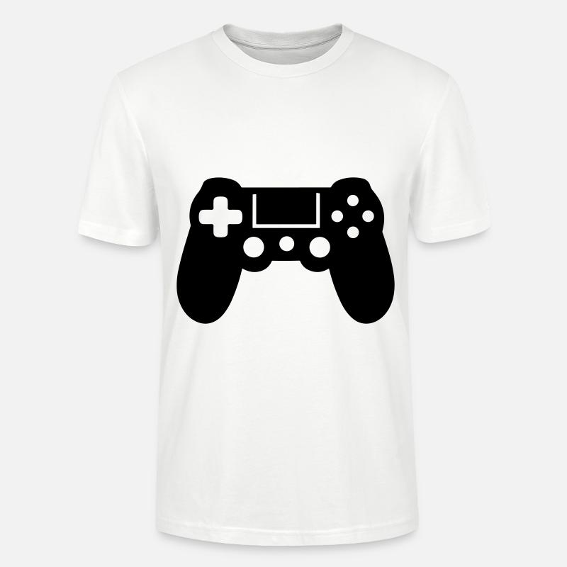 Videospiel-Controller - Stanley/Stella Unisex Bio-T-Shirt CRAFTER - Weiß
