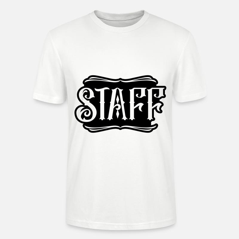 Membre du personnel - T-shirt bio CRAFTER Stanley Stella Unisexe - blanc