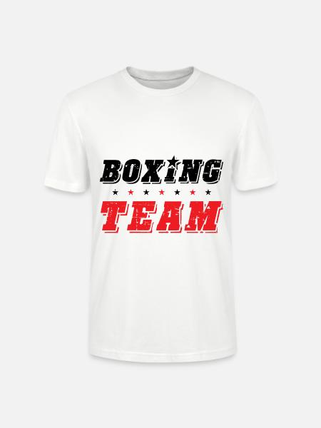 Équipe de boxe - T-shirt bio CRAFTER Stanley Stella Unisexe - blanc